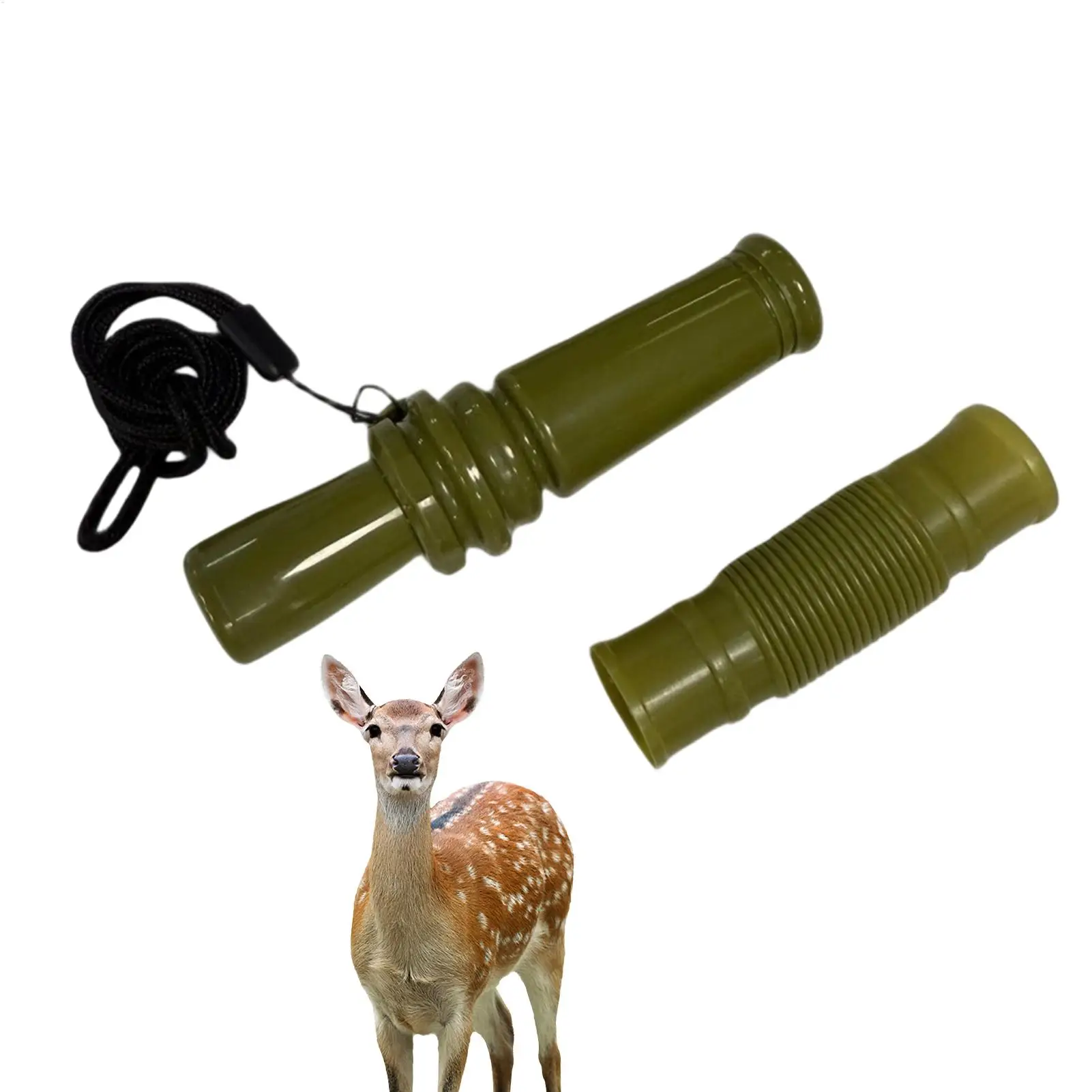 

Регулируемая портативная реалистичная трубка для улицы с изображением оленя Grunt Tube для занятий спортом, пляжей, путешествий, тренировок, кемпинга, ночного патио