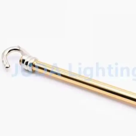 M10 Lamp Tooth Tube Chandelier load-bearing rod with hook Metal plating lamp tooth tube Straight rod for ceiling light Hardware