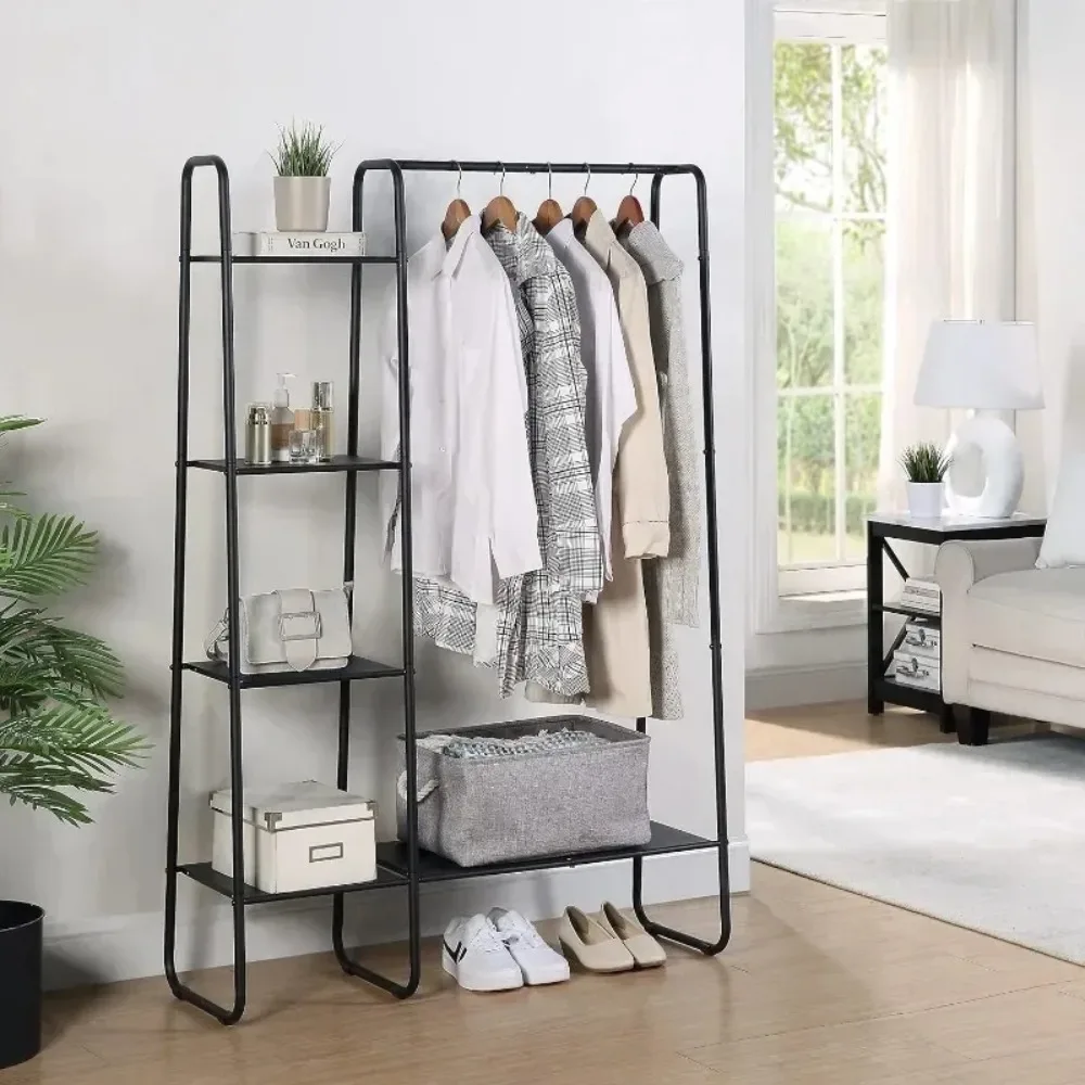 

Black independent wardrobe rack