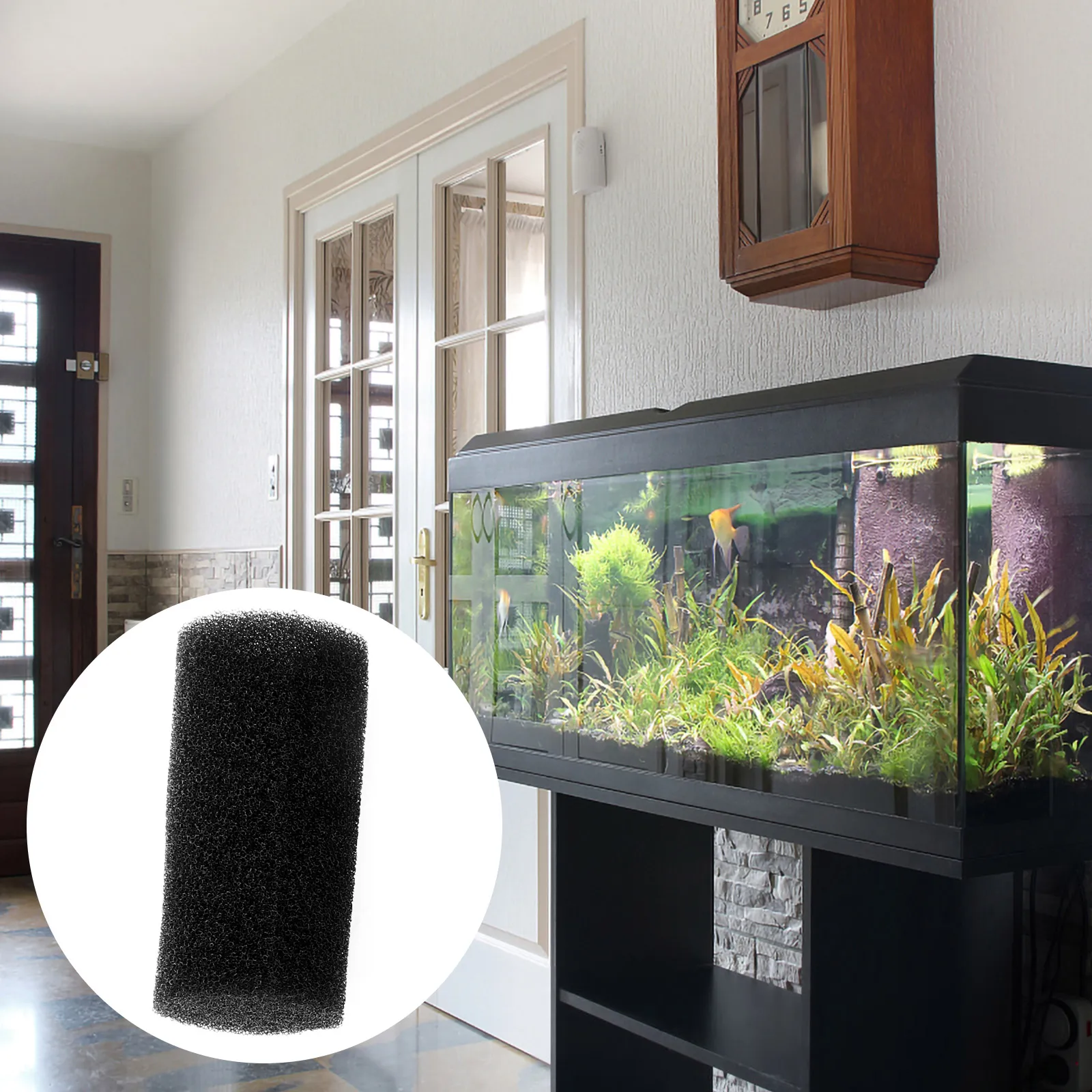 

6 pcs Fish Tank Pre-Filter Sponge Roll 22Mm Aquarium Filter Protection Sponge Extend Media Fish Shrimp Suction
