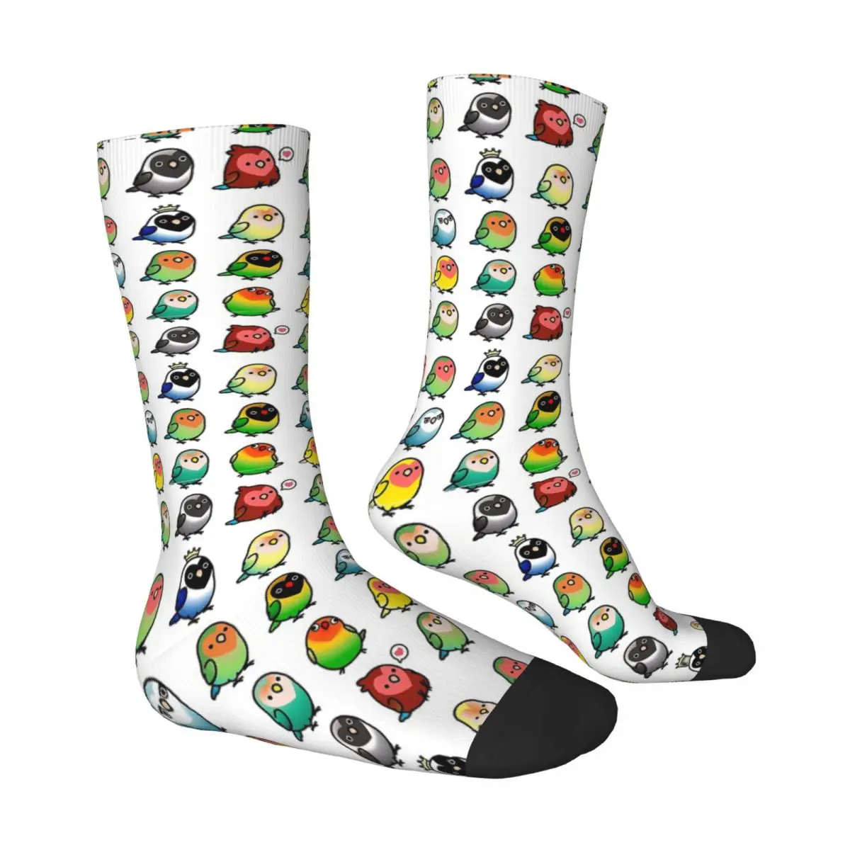 Chubby Lovebirds Kawaii Socks Travel Cartoon Pattern Socks