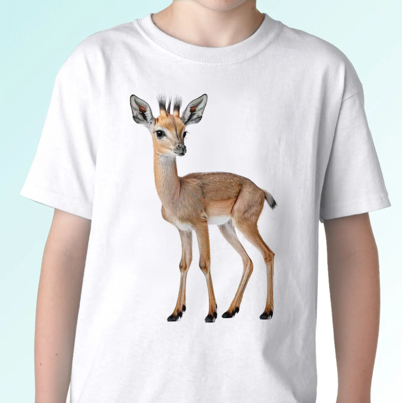 

Deer t shirt tee fawn stag top fantasy animal gift mens womens kids baby sizes