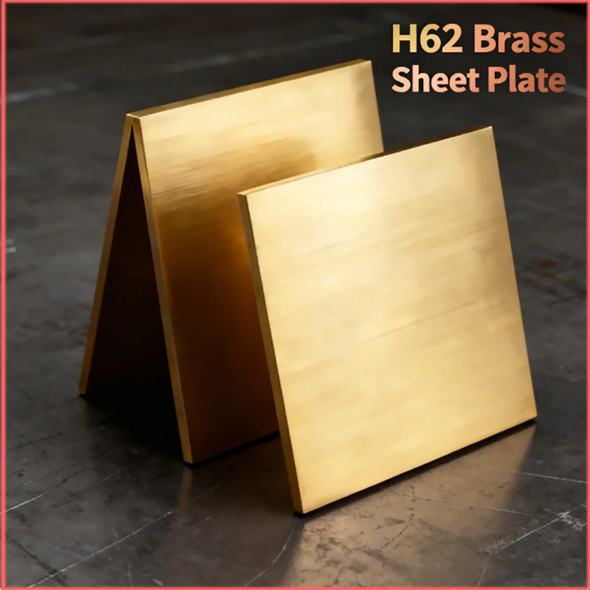 THK=1/1.2/1.5/2-10mm H62 Brass Sheet Plate - Brass Foil Strip Laser Engraving Pure Copper Block Metal Parts Custom Processing
