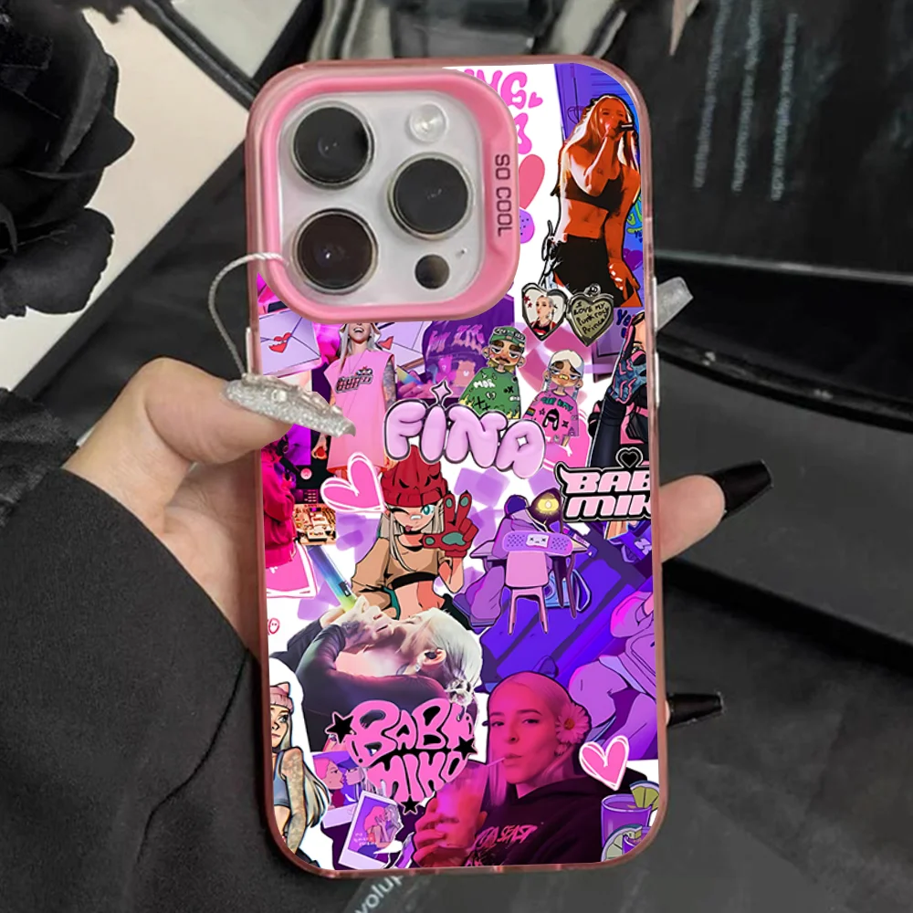 

Singer Young M-Miko Phone Case For iPhone 16,15,14,13,12,11,Pro,Max,Plus,Mini,XS,SE Anti Fall Pink Matte Hard Bumper