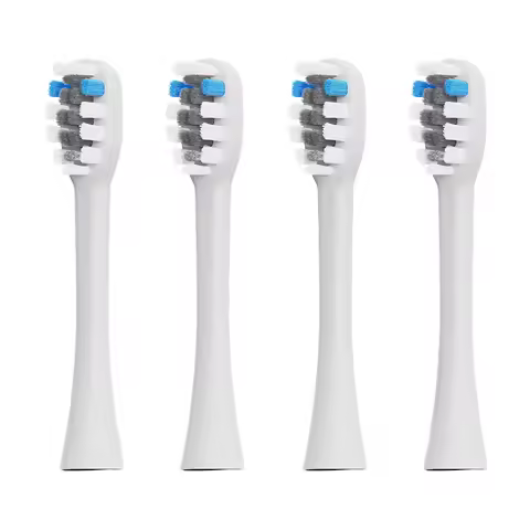 Toothbrush Heads Compatible with DOCOLAB Sonic Electric Toothbrush MT001, Replacement Brush Heads DuPont Nozzles