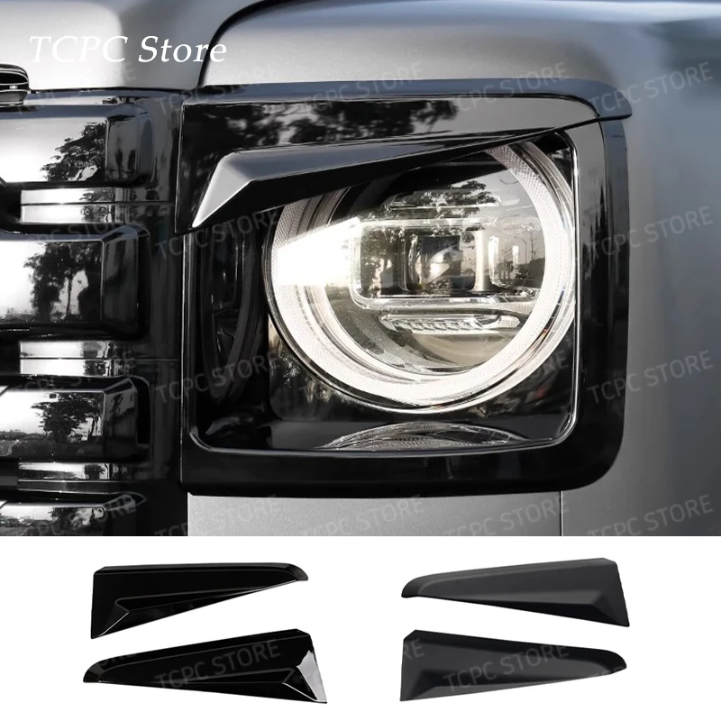 

For Great Wall GWM Haval H9 II 2024-2025 2nd Gen Car Headlight Cover Lamp Eyebrow Decorative Trim Automotive modification parts