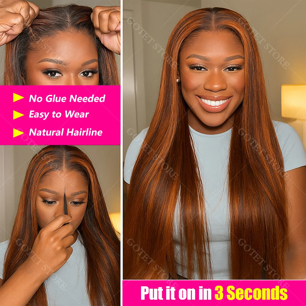 P4/350 Bone Dritto Parrucche Anteriori Del Merletto Dei Capelli Umani Per Le Donne 5x5 Parrucca Frontale Del Merletto Pre Pizzicate Parrucche Dei Capelli Umani di Remy Brasiliani