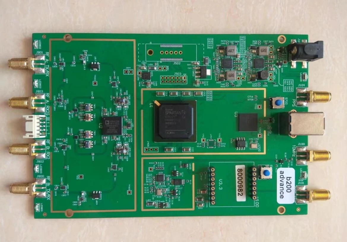 B200 AD9361 RF 70MHz -6GHz SDR Software Defined Radio USB3.0 Compatible with USRP B200 Full duplex SDR