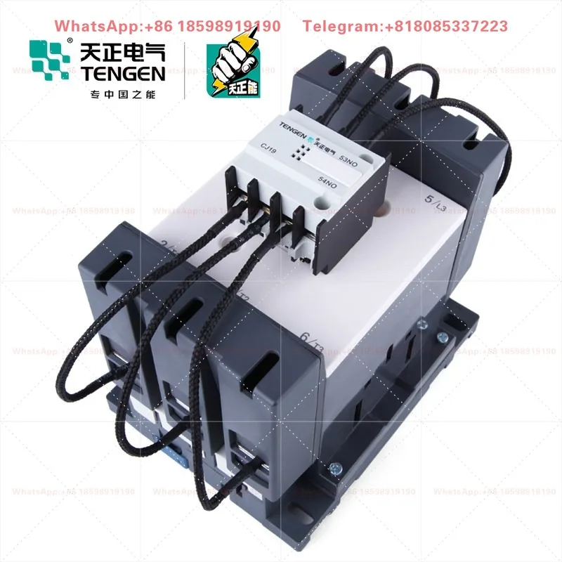 CJ19-115A Capacitor Switching Contactor CDC9 115A 220V Industrial High Reliability Contactor for Reactive Power Compensation