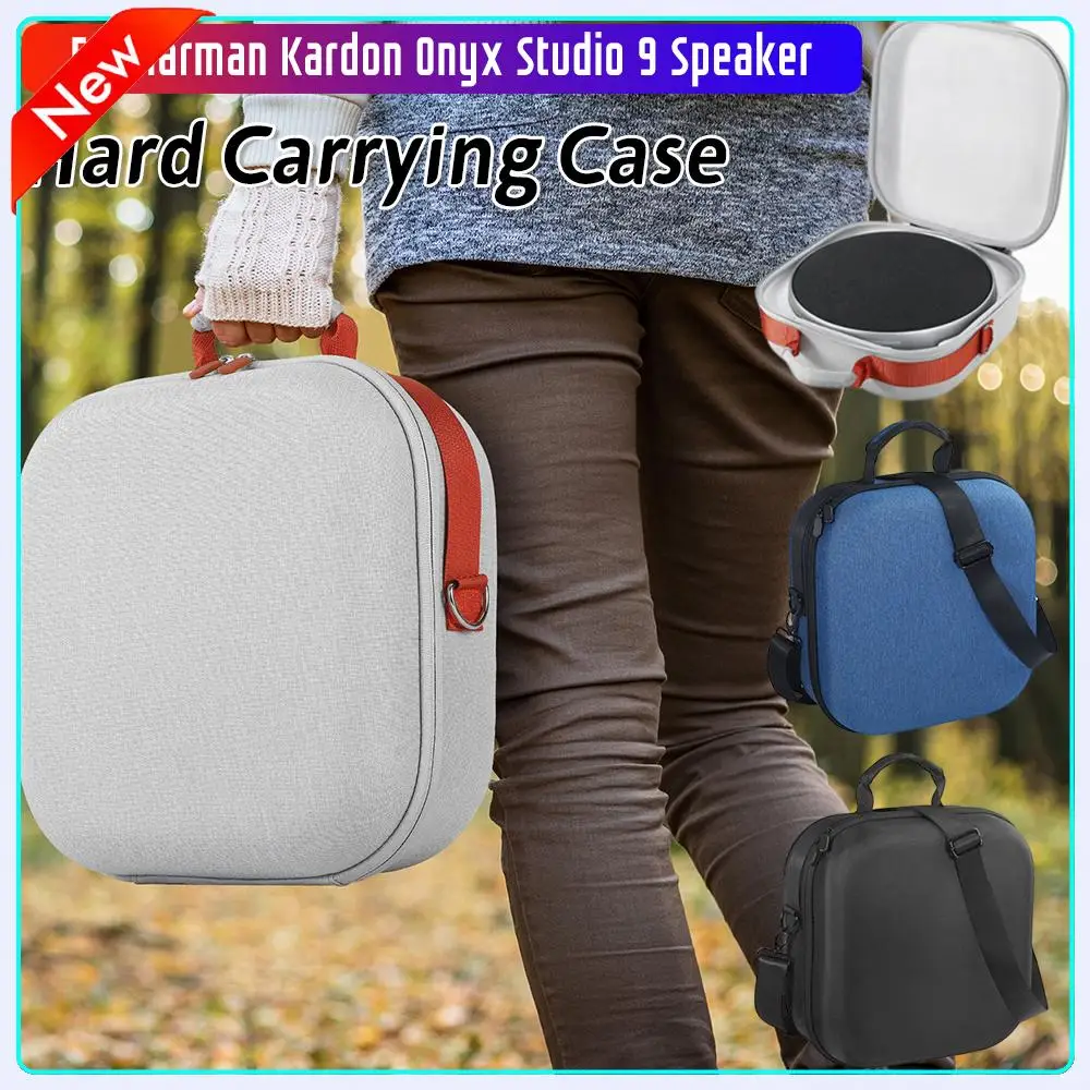 

Hard Travel Case for Harman Kardon Onyx Studio 9 Speaker Waterproof Hard Shell Case Shockproof Organizer Bag with Shoulder Strap