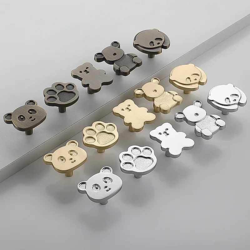 Original design cream-style pull handle children's room drawer cabinet creative pull handles  wardrobe door handle