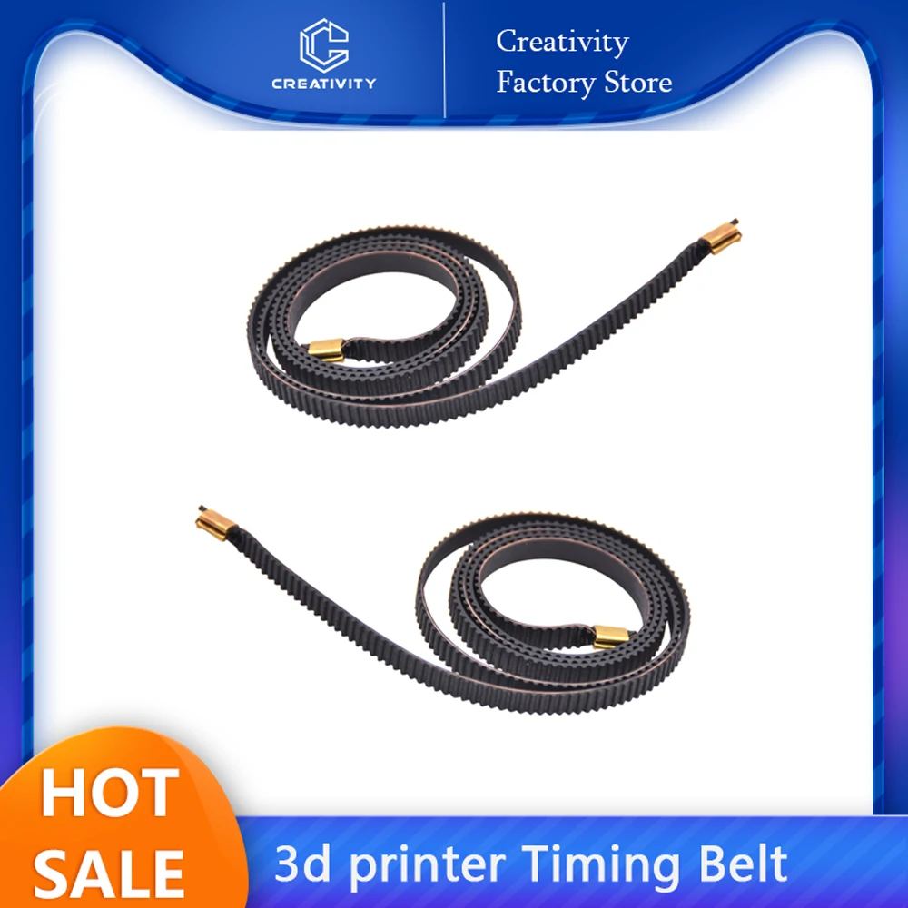 

Ender-3 V3 SE Timing Belt X-Axis +Y Axis Synchronous Rubber GT2 Width 6mm Timing Belt 3d printer Belt