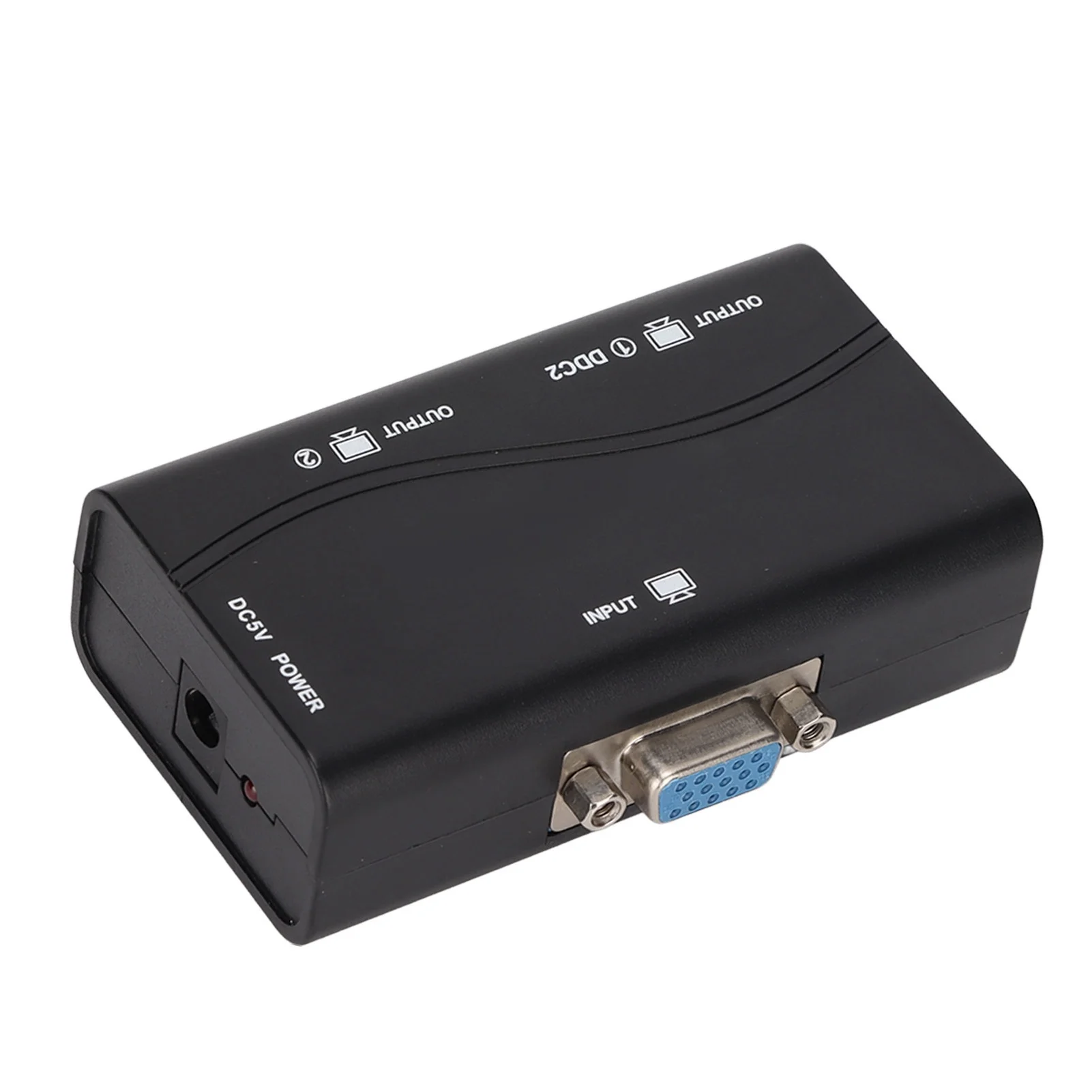 USB Powered VGA Splitter 1 in 2 out Video Distributor for Screen Duplication 250 MHz 1920x1440 1080P Resolution view 5