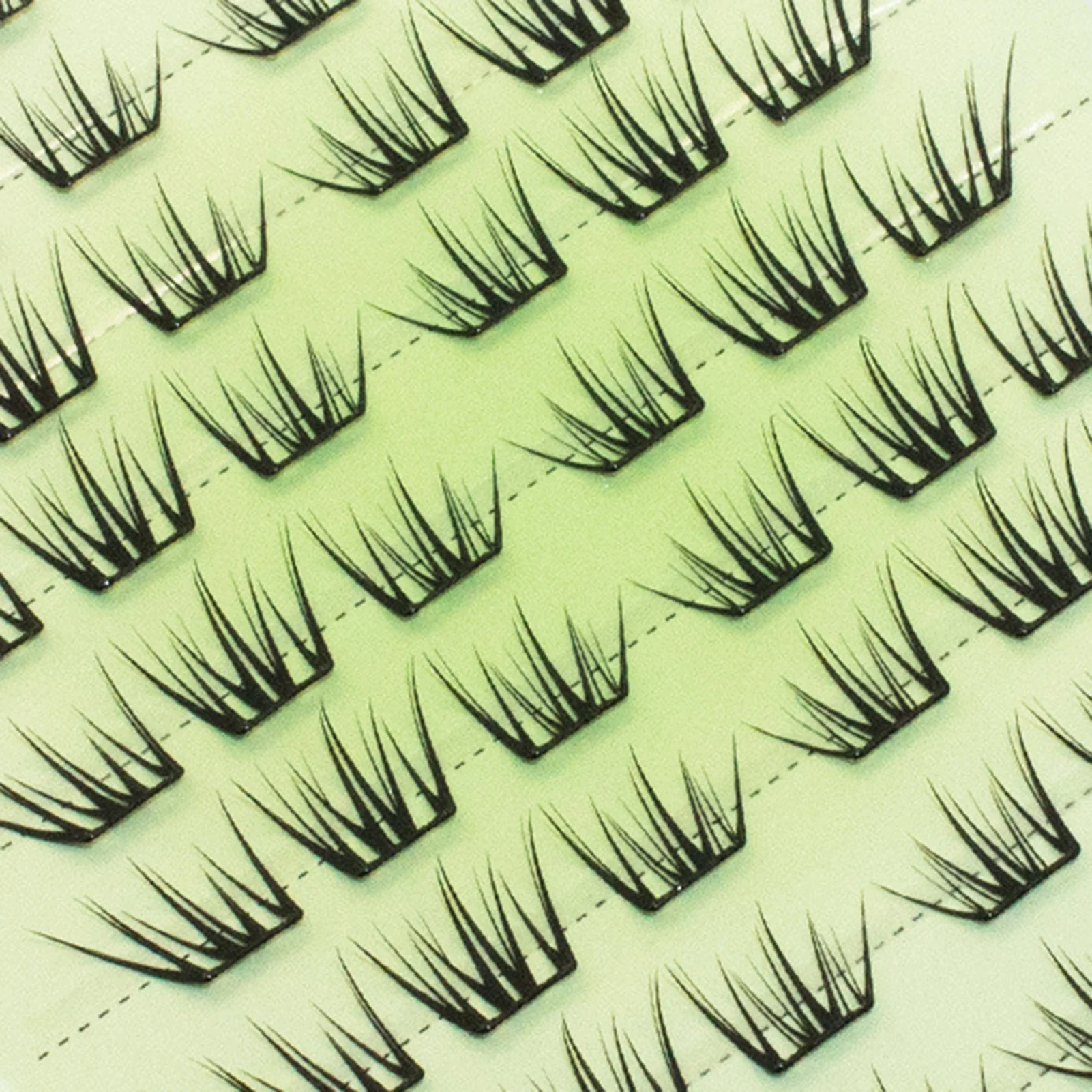 Glue-Free False Eyelashes Self-adhesive Comic Individual Lashes Clusters Natural Wispy Soft Lash Extension Cosplay DIY Makeup