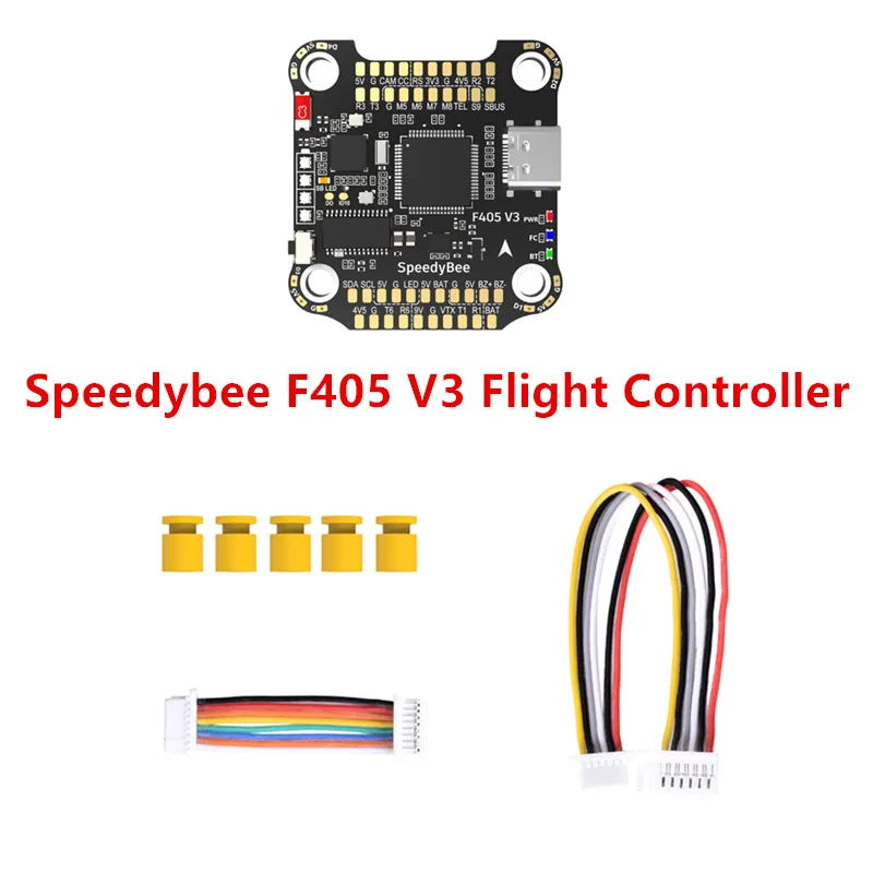 

SpeedyBee F405 V3 30x30 Flight Controller OSD/Bluetooth/Blackbox compatible with DJI O3/RunCam Link/Caddx Vista/DJI Air Unit V1