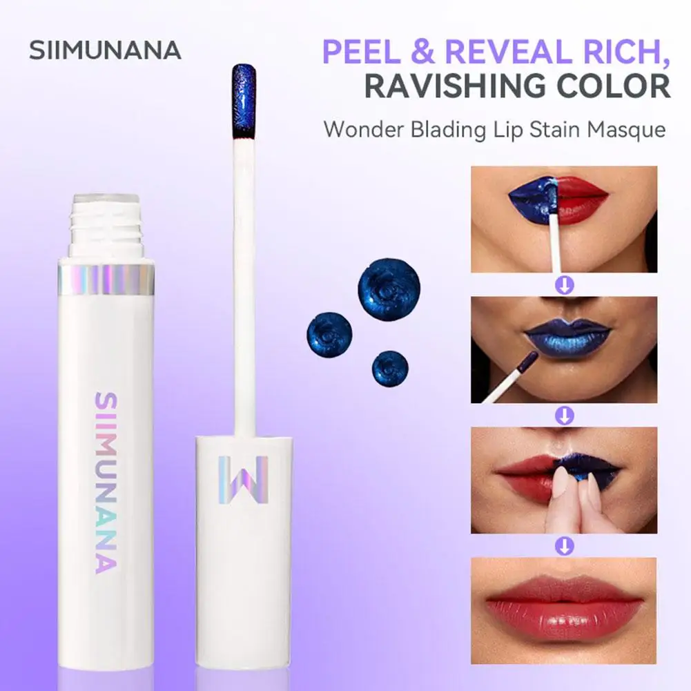 Peel Off Lip Stain Korean Makeup Cosmetics Long Lasting Pink Lip Tint Natural Waterproof Peel Off Lip Tattoo Glosses