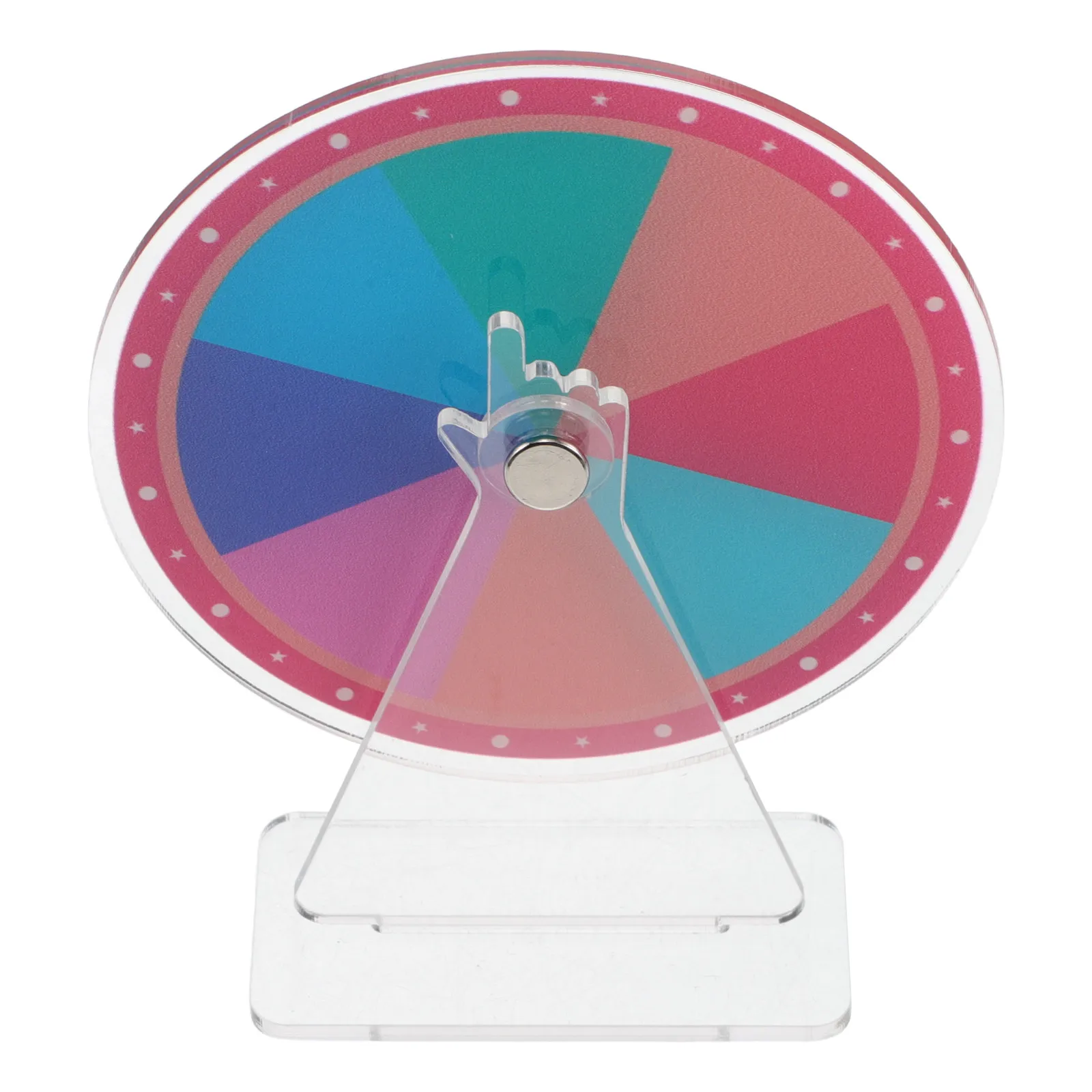 1pcs Dry Erase Acrylic Roulette Wheel 11.8