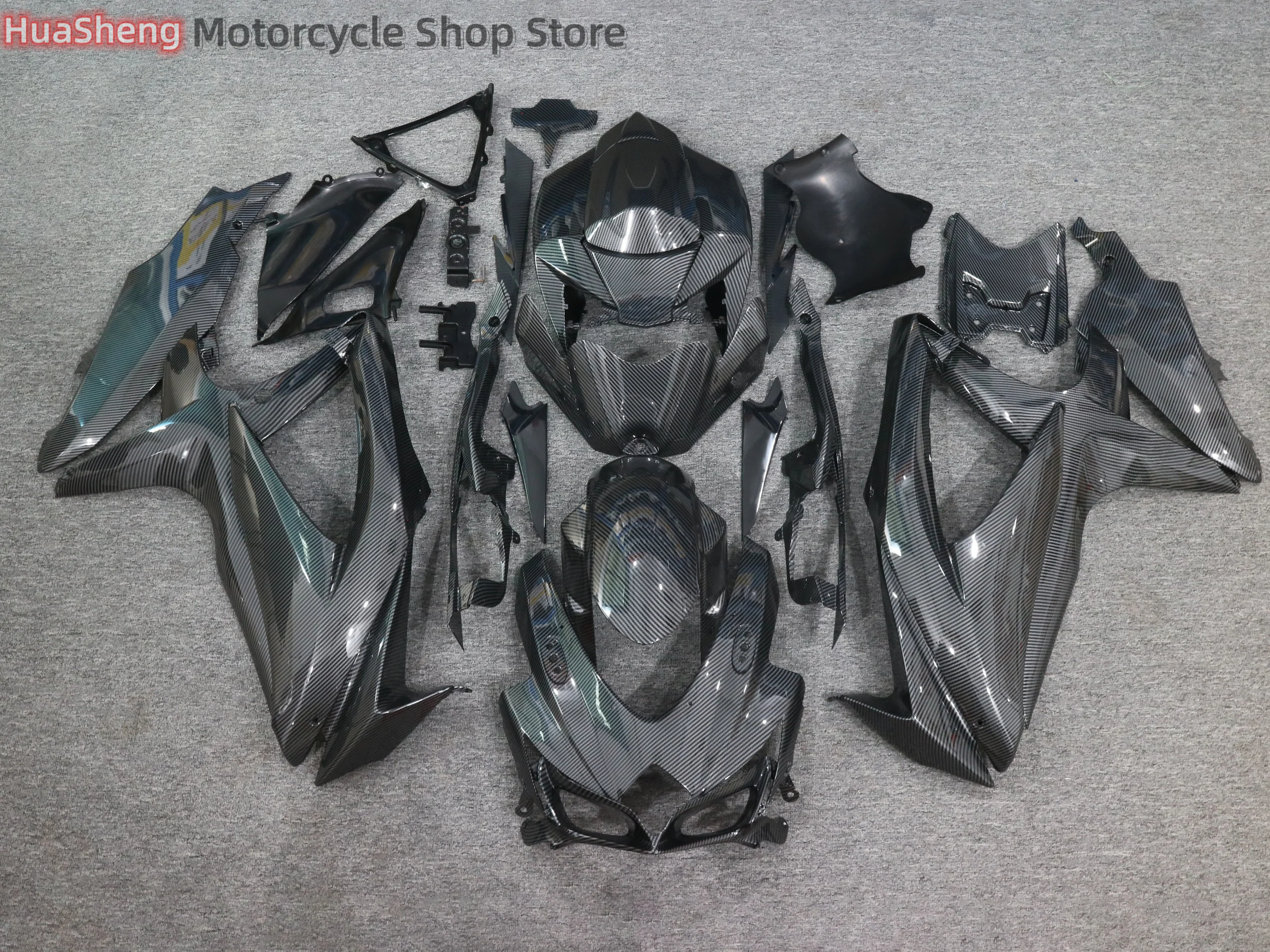 

for Suzuki GSXR600-750 GSXR750 K8 2008 2009 2010 motorcycle body fairing assembly ABS plastic carbon fiber paint kit