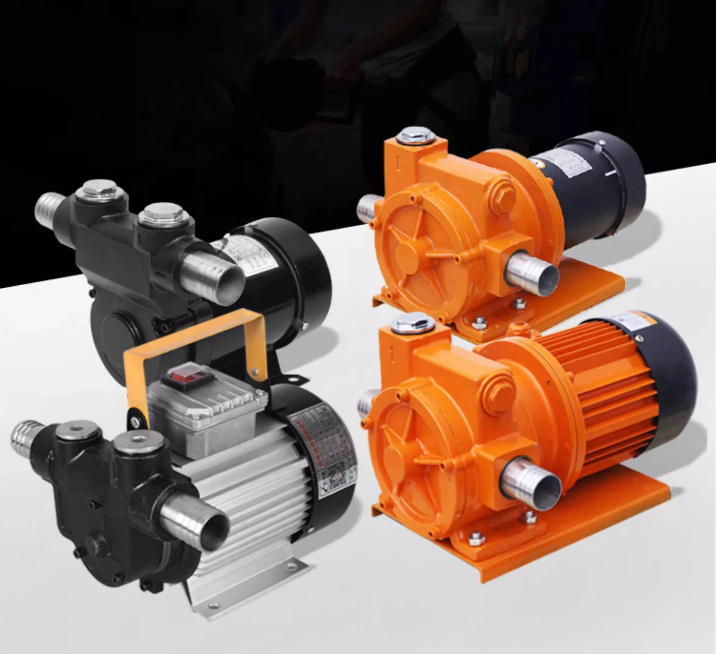 Large Flow Electric 12V24V220V Silent Pumping Unit Self-priming Oil Pump