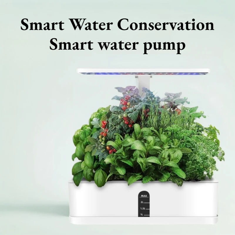 2026 Multifunctional LED Plant Grow Lighting Device Automatic Hydroponic Pot Supplement Lamp For Flowers Succulents