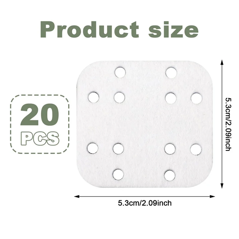 T27C 20Pcs Humidifier Replacement Filters For Levoit, Humidifier Accessories For Levoit LV600S, LV600HH, Oasismist 450S