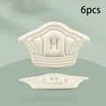 Beige thick 6 PCS