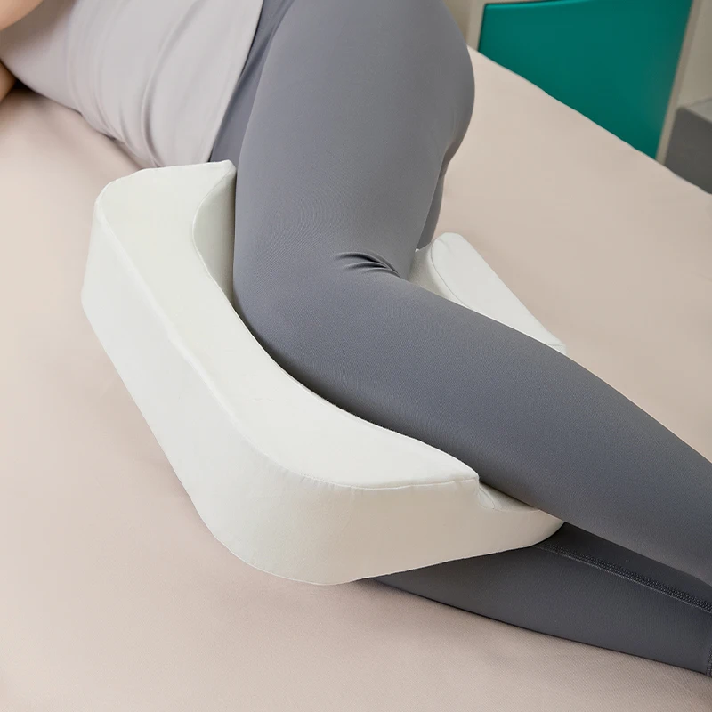 

Medical anti-bedsore knee pillow lower limb lift side sleep support pillow 35cmx27cmx8cm suitable for long-term bed rest