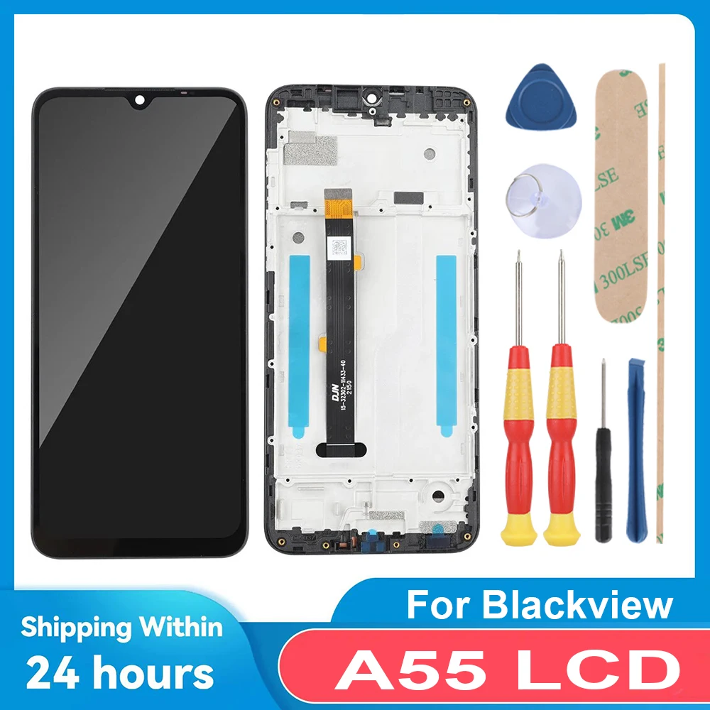 

For Blackview A55 / 6.5" FHD+ LCD Display + Touch Screen+With Frame