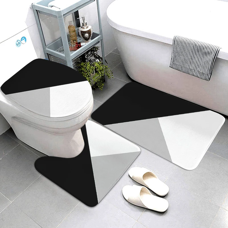 Anti-slip Bath Mat Bathroom Small Rug Shower Mat Nordic Foot Mat Entrance Door Kitchen Mat Balcony Room Mat Bathtub toilet rug