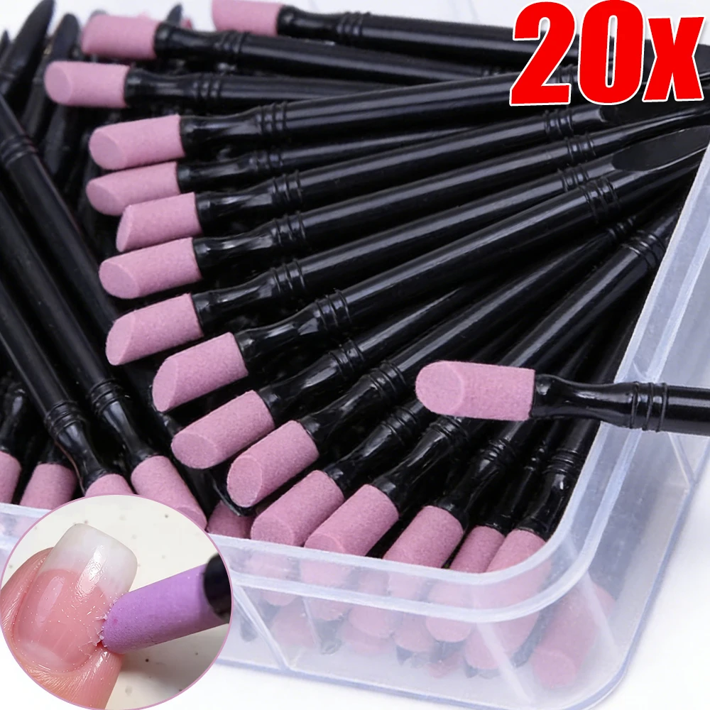 

11.5cm Length Quartz Nail Cuticle Remover Dead Skin Pusher Trimmer Manicure Grinding Rods Nail Art Files Professional Use Tool