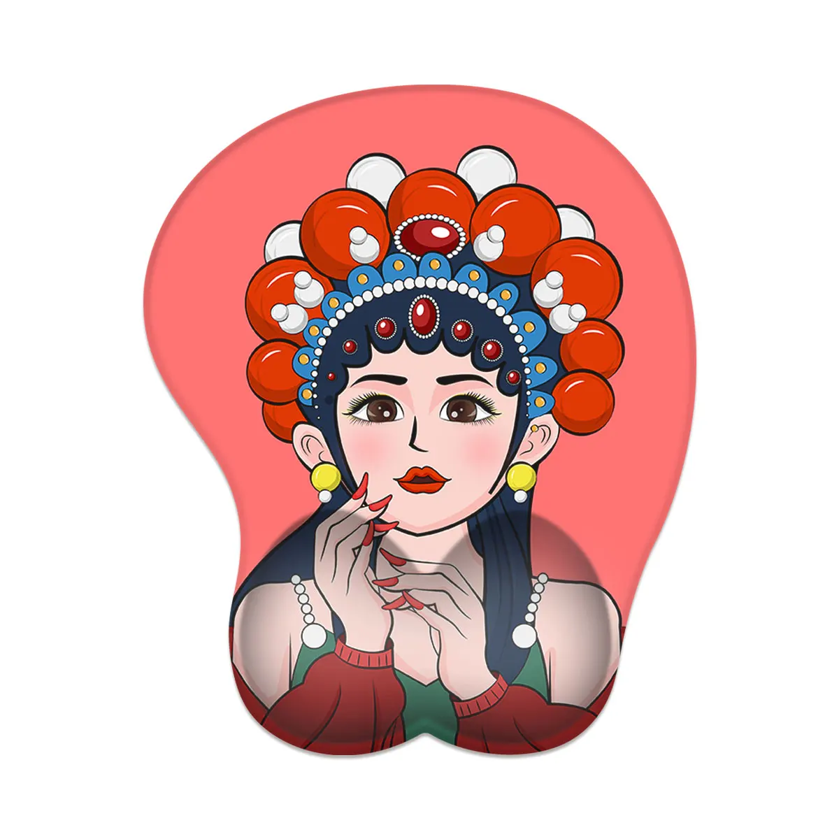 

1 шт., коврик для мыши «Пекин Опера»