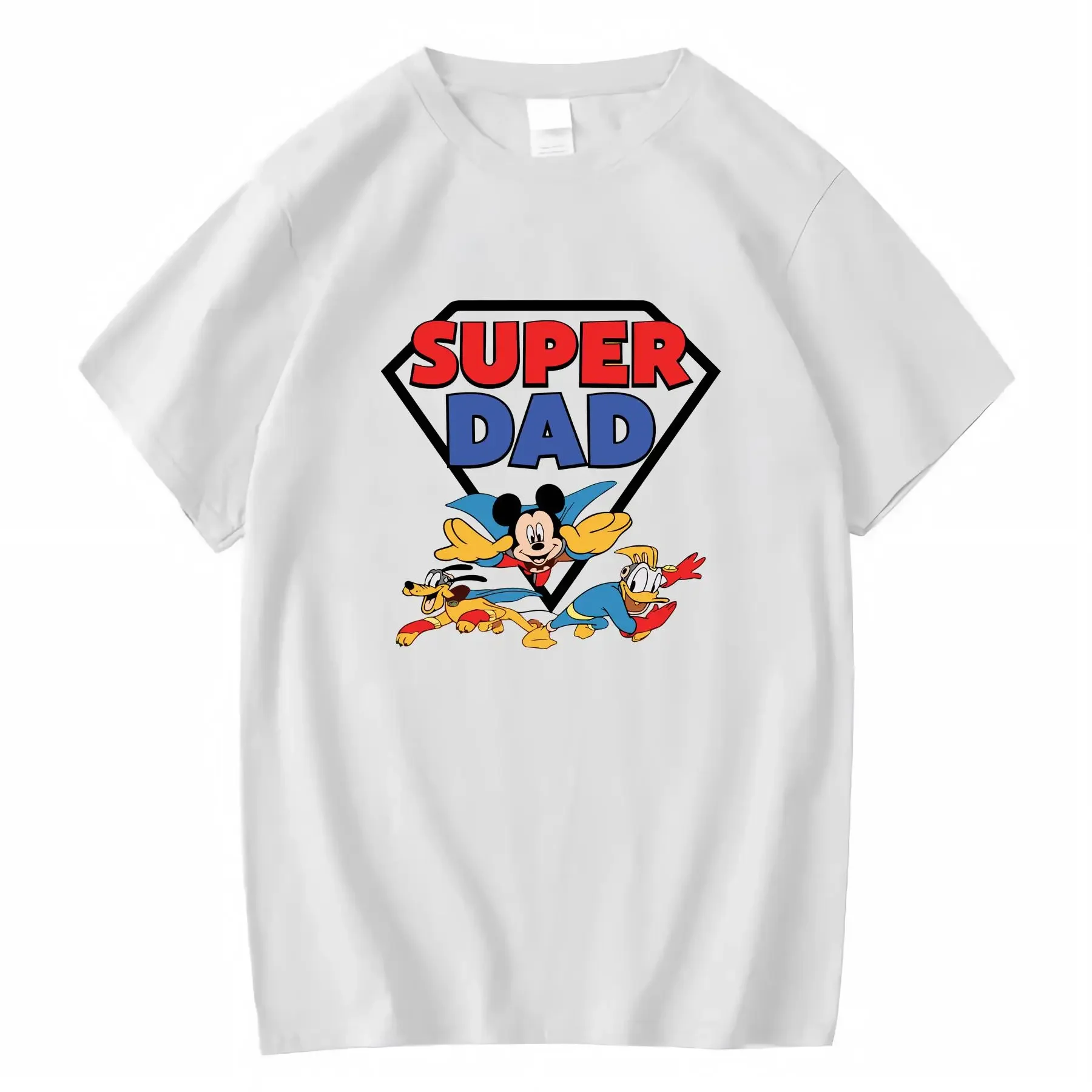 تي شيرت ديزني ميكي دونالد بلوتو 100 قطن للرجال والنساء ملابس غير رسمية مثالية أو ملابس مصممة أوم مغسولة عتيقة #1