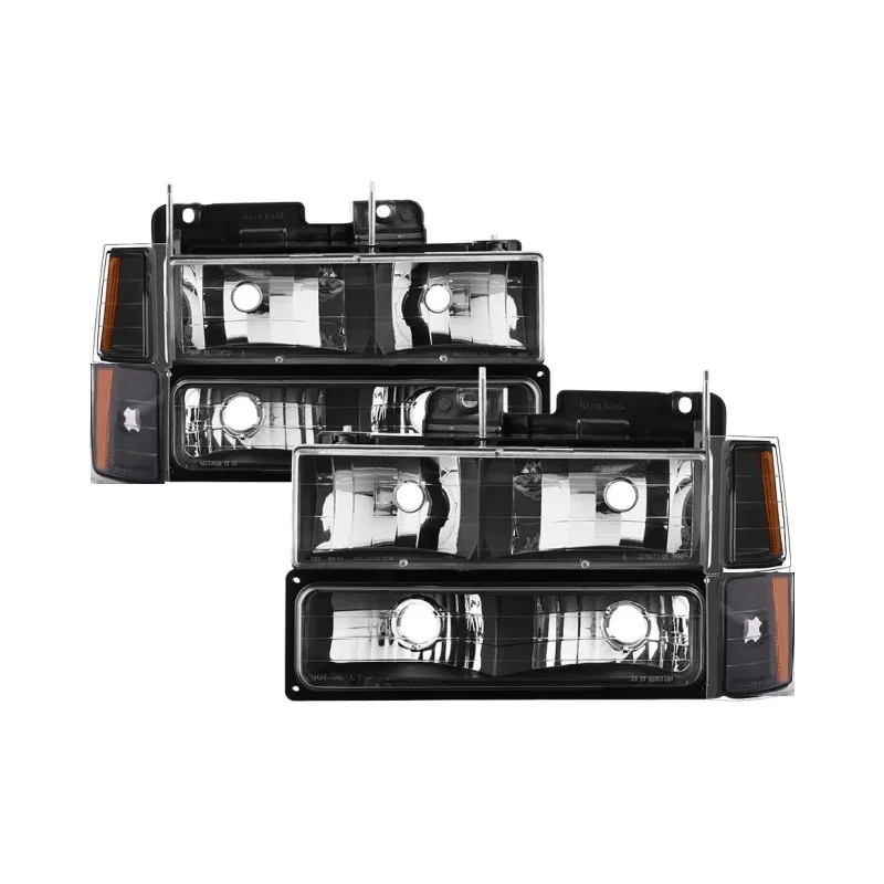 

1 Set 8X Headlight Head Light for Chevrolet Chevy C/K 1500 2500 3500 1994 1995 1996 1997 1998 1999 Without Light