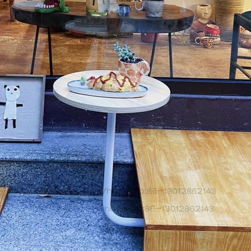 Coffee Table Circular Modern Luxury Restaurant Side Table Wall Mounted Small Round Table Coffee Shop Decoration Hanging