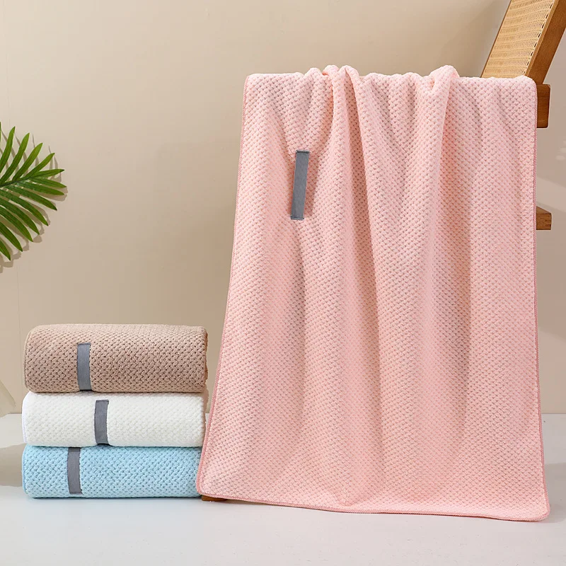 Wholesale Coral Fleece Pineapple Pattern Hair Drying Towel – Soft, Absorbent, Lint-Free Home Daily Use Head Wrap