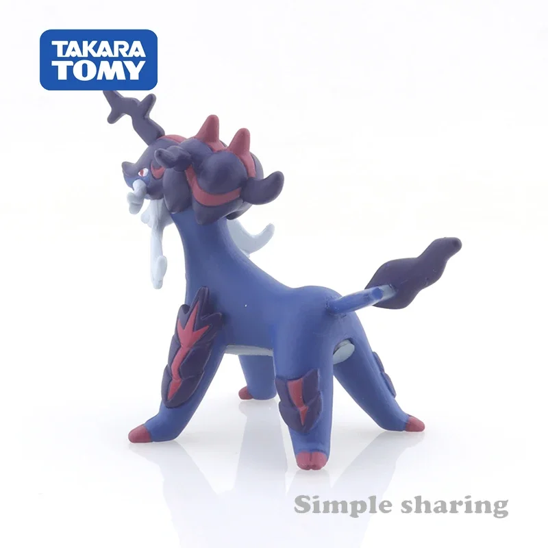 Takara Tomy Tomica Pokémon Pocket Monster Collection, Mini Resina Anime Figura Brinquedos, MS-13 Forma Samurai Jade, 3-5cm