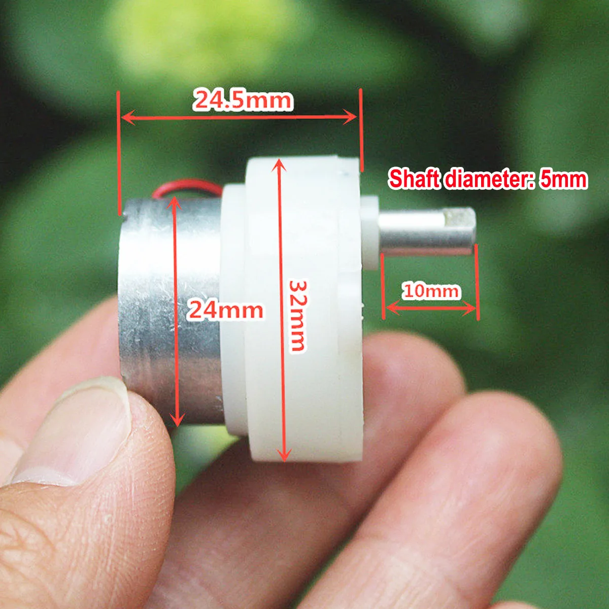 DC 5V-12V Micro 300 Gear Electric Motor Silent 3-8RPM Slow Speed Stage Diy Light Starry Motor for Show Turntable Accessories