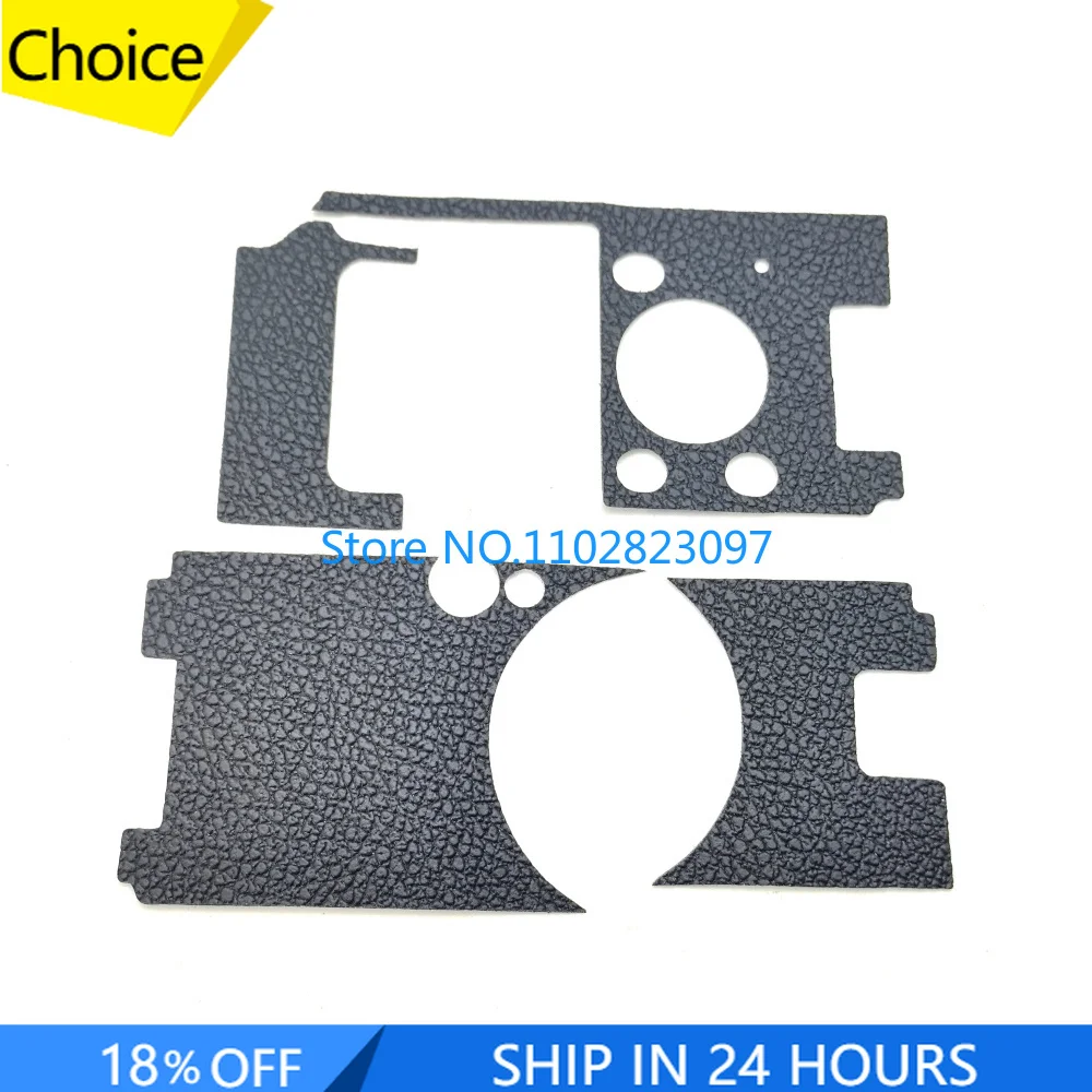 

NEW X100 Body Rubber Cover Set (Front Handle Grip + Side Skin+ Rear Thumb+Bottom) Cap Leather with Tape For Fuji Fujifilm Camera