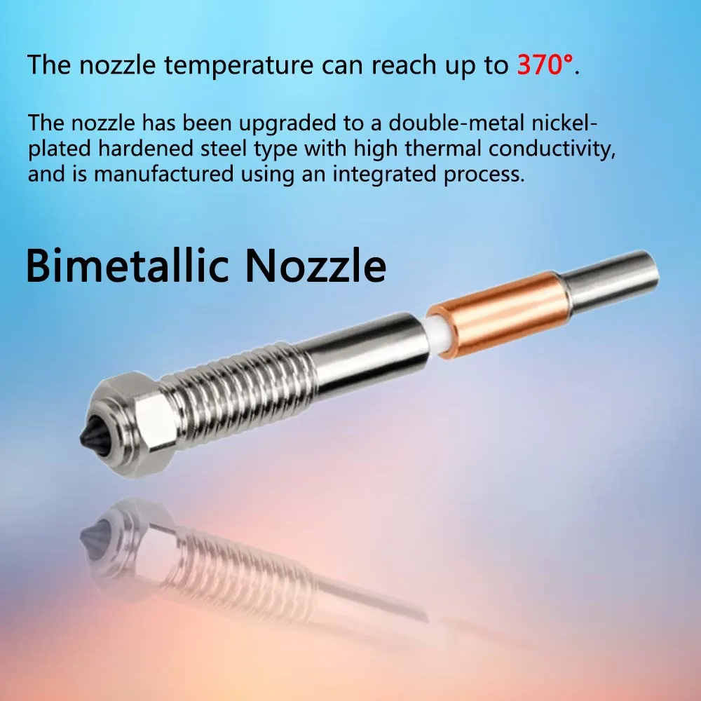 Dysze bimetalowe QIDI Plus 4 0.2mm 0.4mm 0.6mm 0.8mm oraz silikonowe osłonki QIDI Tech Plus4 do drukarek 3D, akcesoria do hotendów. — zdjęcie produktu 2