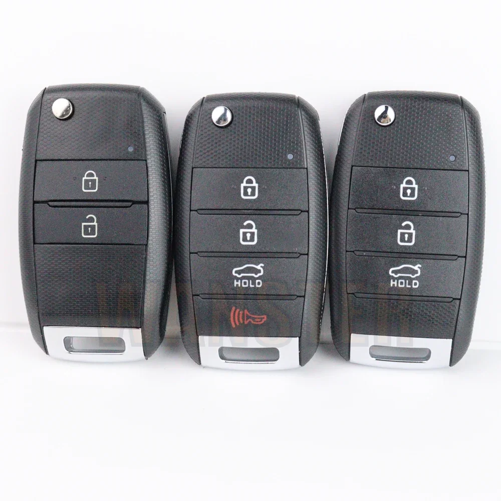 for Kia KIA K2 K3 K5 Carens Cerato Forte Cadenza  Car Key Fob Case Shell Housing Car Flip Folding Key Shell