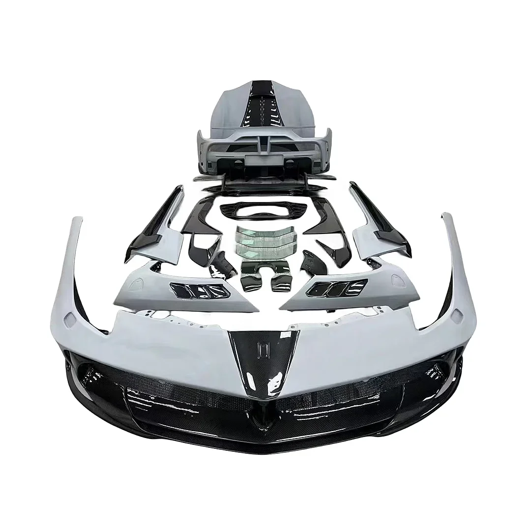 

M Style Body Kit For Ferrari 488 GTB 2015-2018 Spider Full Bodykit Front Bumpers Rear