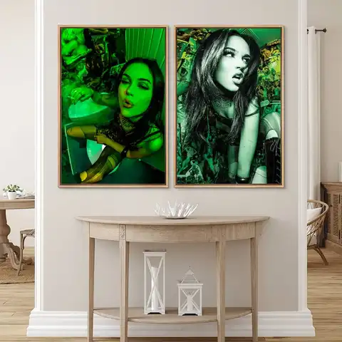Singer M-Maggie Lindemann I Feel Everything Poster For Bedroom Gamer Room Decor Restaurant Wall Trendy Aesthetic Gift