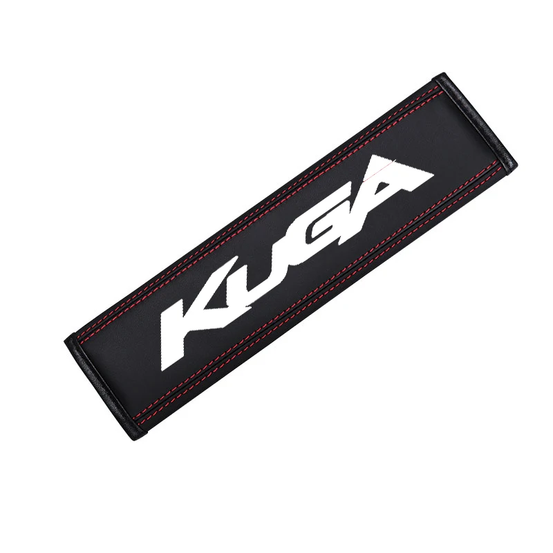 For Ford Kuga MK1 MK2 MK3 Accessories Top leather material automotive seat belt cover shoulder protector