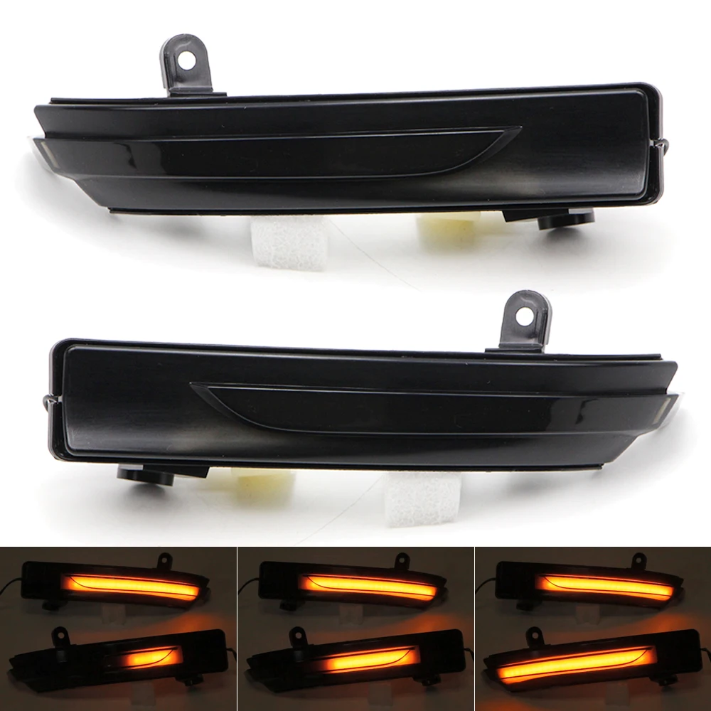 

LED Side Rearview Wing Mirror Light for Mazda 6 2018 Mazda 3 2017 18 Dynamic Turn Signal Lamp Blinker Indicator Smoke Lens Smoke