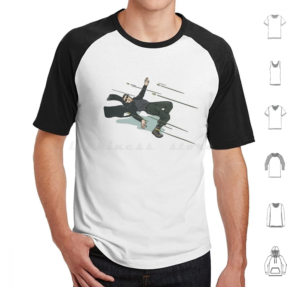 A matriz cena mais icônica t camisa 6xl algodão legal t a matriz neo revolução ficção científica a matriz 4 keanu