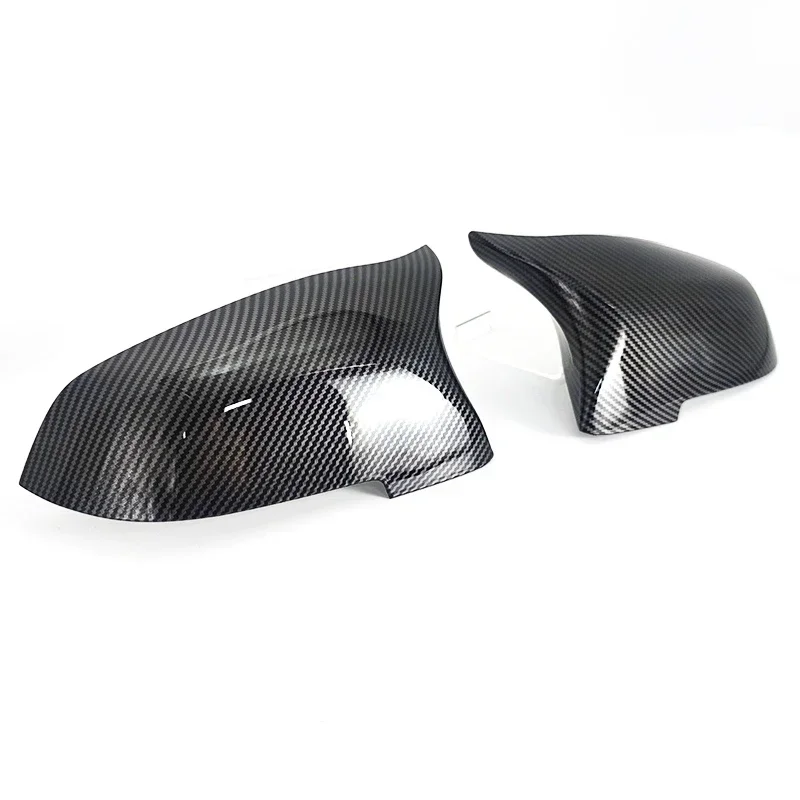 Coque de rétroviseur latéral de voiture en fibre de carbone, BMW Série 5, 6, 7, F10, F11, F18, F07, F12, F13, F06, F01, F02, LCI, Noir, Look, 2x