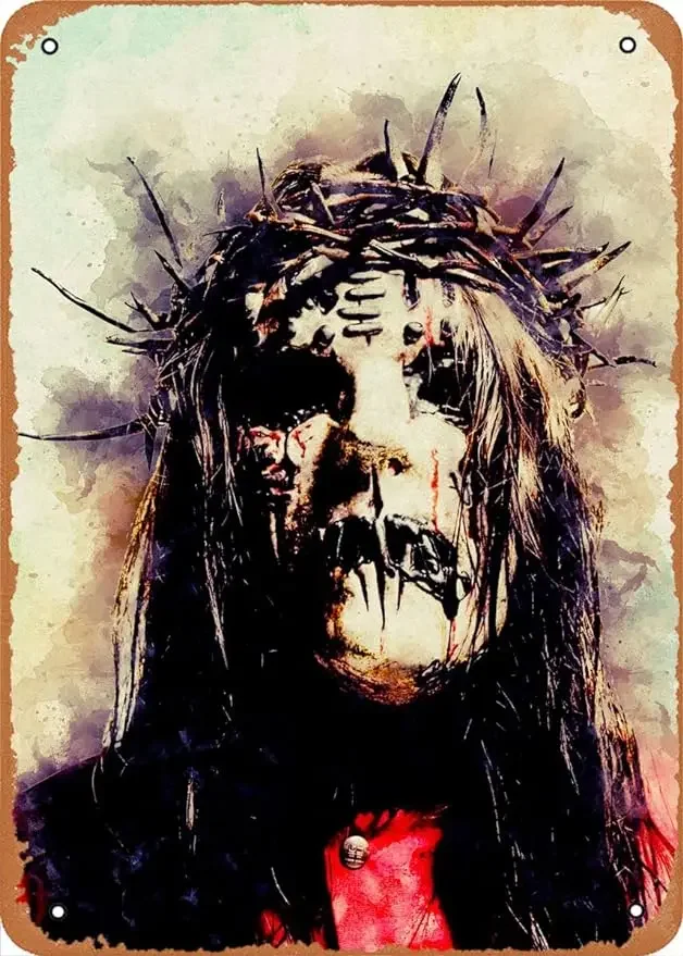 Music Joey Jordison Metal Tin Sign Poster Vintage Art Wall Decor