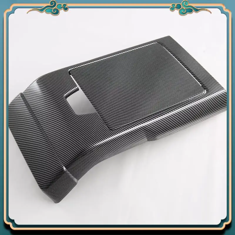 

Latest For Hyundai Santa Fe MX5 2024 Carbon Fiber Car Rear Air Vent Frame Trim Anti-Kick Cover Accessories