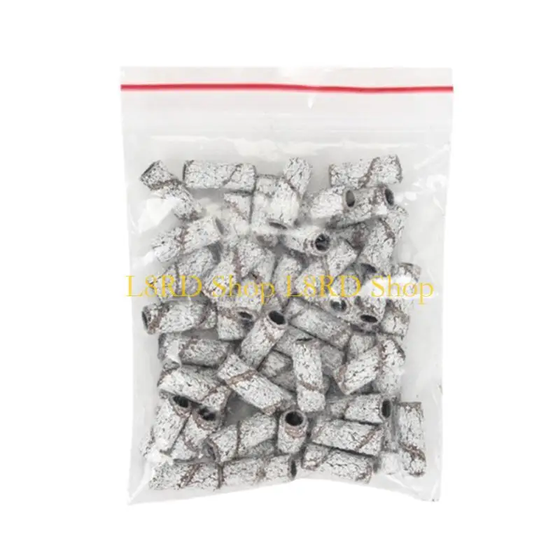 L8RD 80/120/150/180/240Grit Sanding Bands for Nail Drill Fine Grit Sanding