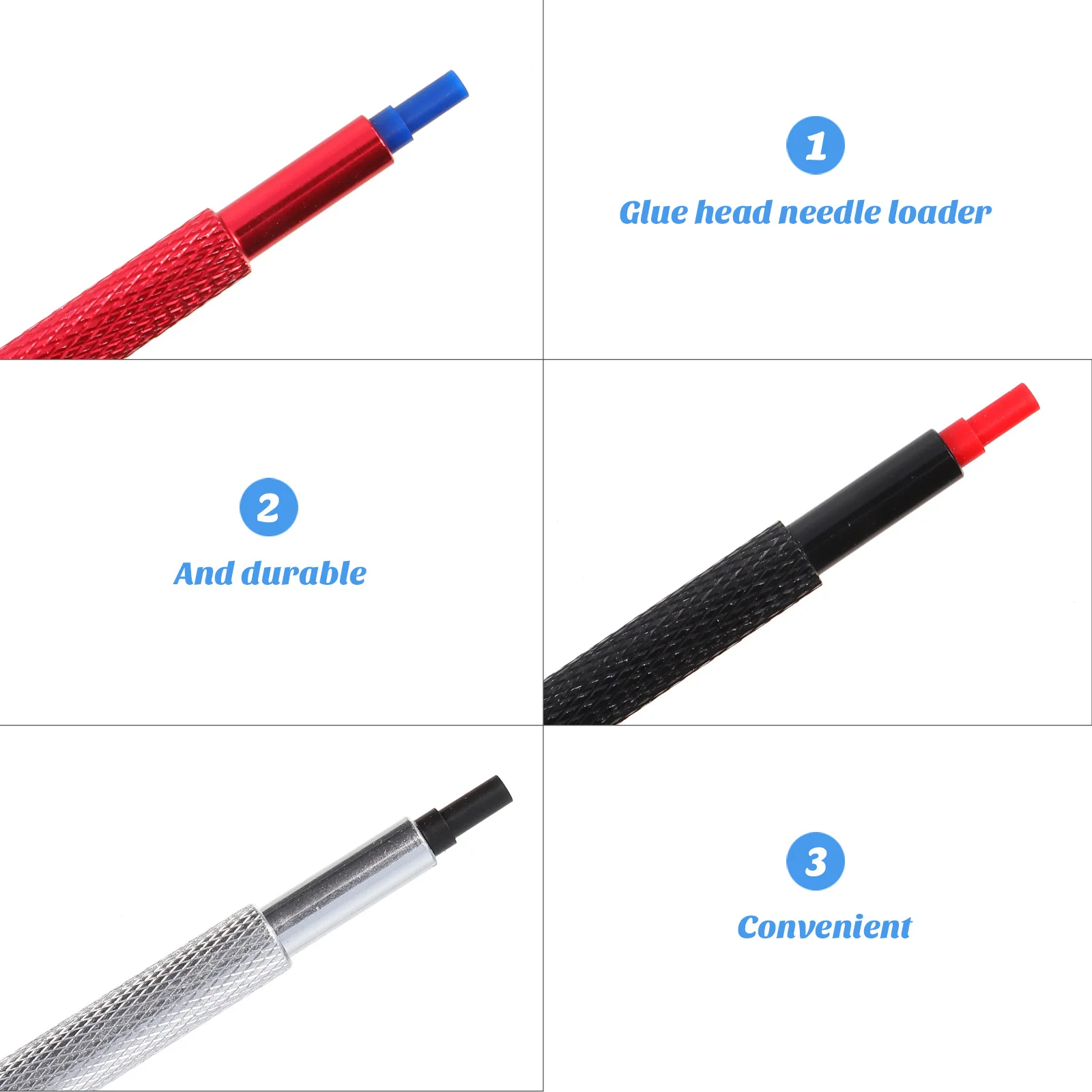 

3Pcs Watch Band Pin Pressers Metal Durable Practical for Watch Strap Installation Removal Repair Hand Press Tool